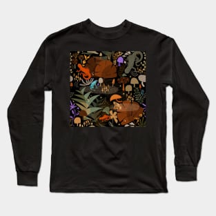 Frogs and Mushrrooms Long Sleeve T-Shirt